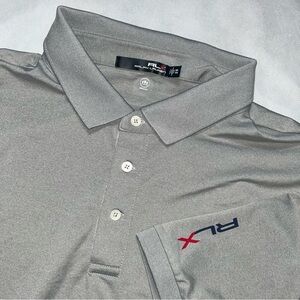 RLX Ralph Lauren grey wickin performance polo size XXL
